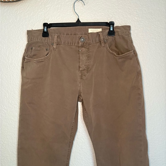 All Saints Carter Men's Brown Casual Pants - Picture 5 of 9